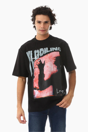 White Printed Summer T-Shirt