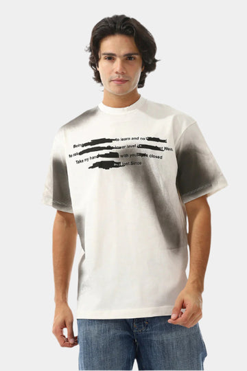 Black & Grey Short Sleeves T-shirt
