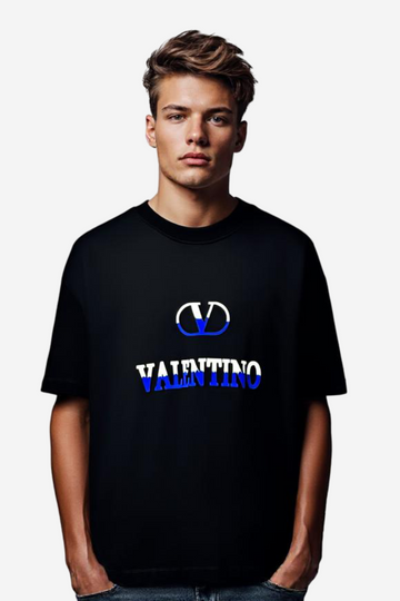 Comfy Printed Black T-Shirt