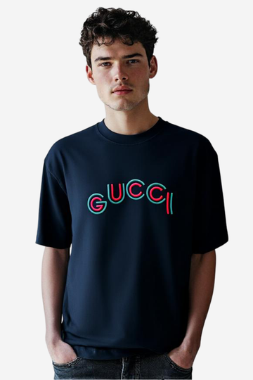Comfy Printed Black T-Shirt