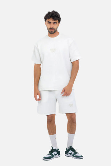 Printed White Cotton Men Pajama