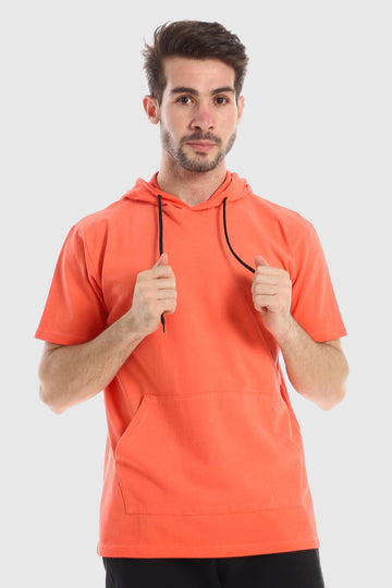 Stitched Chest Logo Pique Patterned Polo Shirt - Pink