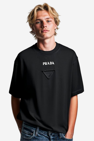 Comfy Printed Black T-Shirt