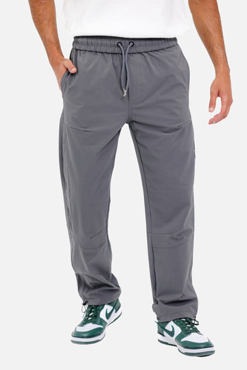 Slip On Plain Grey Practical Joggers
