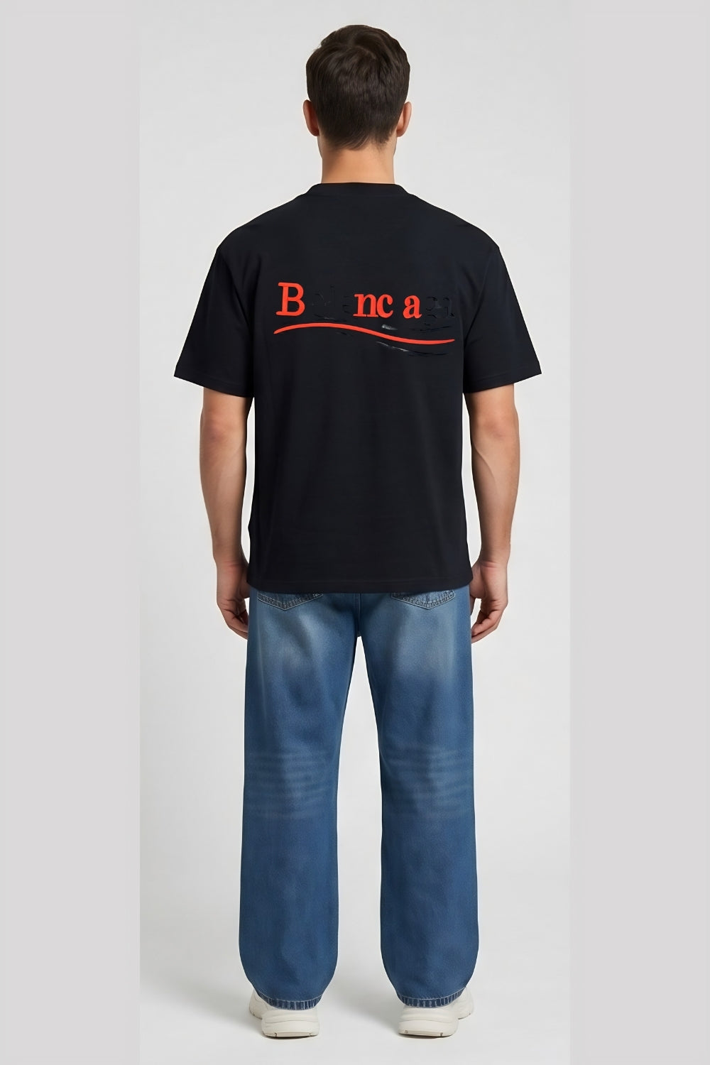T-Shirt Balenciaga with Embroidered Logo – Soft & Comfortable For Men