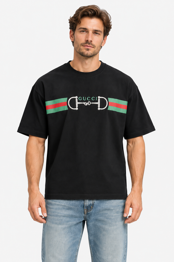 تي شيرت GUCCI نسيج ناعم بقصة مريحة وأنيقة للرجال