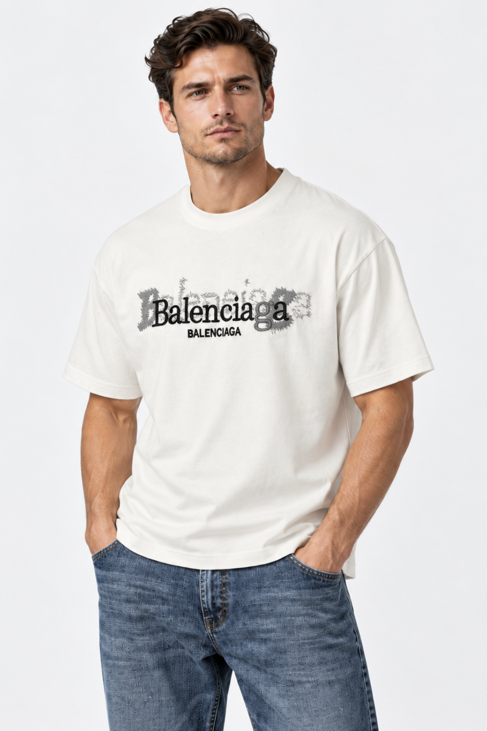 T-Shirt Balenciaga Clean and modern look suitable for all occasions For Men