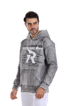 Urban Statement Hoodie Vintage Charcoal Grey