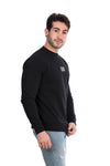 (DOLCE&GABBANA)Side Pocket Full Sleeves Sweatshirt – Black