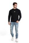 (DOLCE&GABBANA)Side Pocket Full Sleeves Sweatshirt – Black