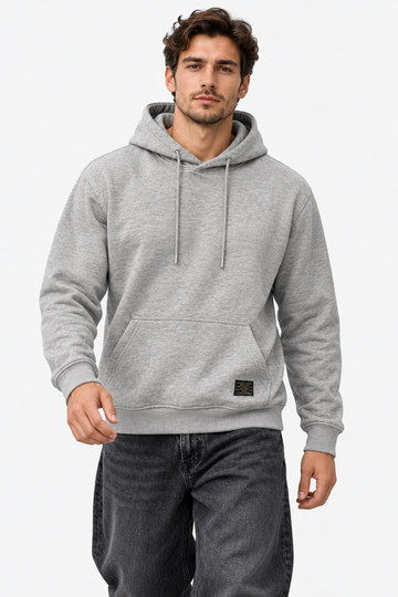 Oversized Hoodie with Drawstring Hood & Kangaroo Pocket