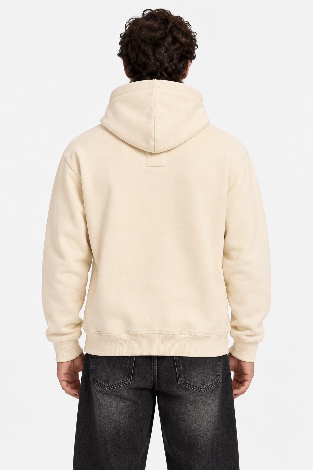 Oversized Hoodie with Drawstring Hood & Kangaroo Pocket