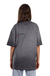 Slip On Printed T-shirt- Grey