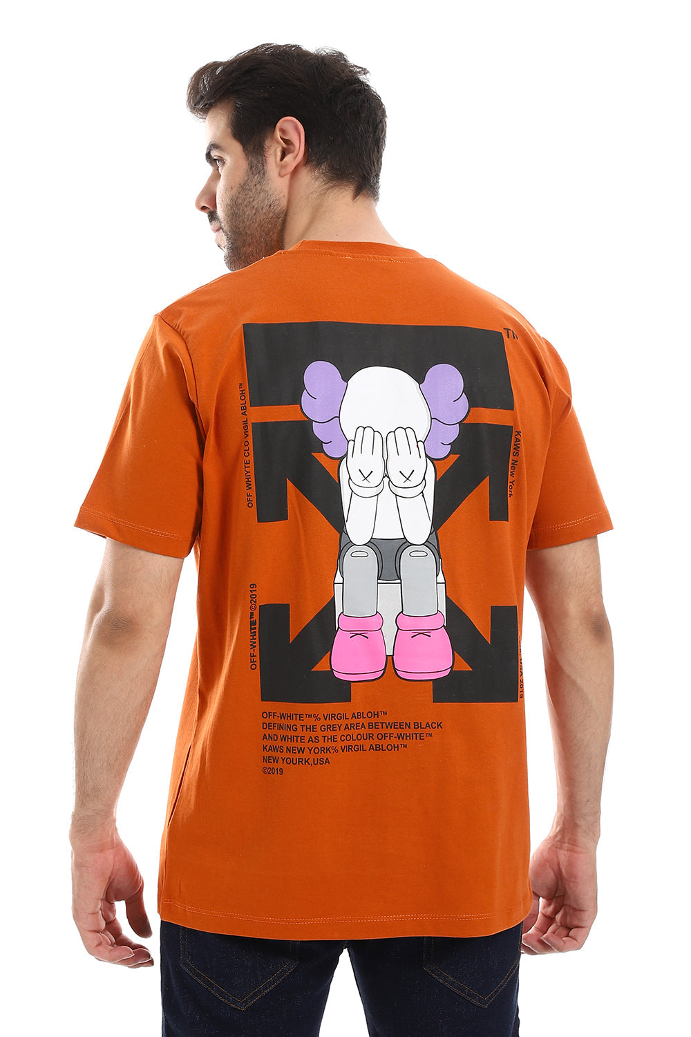 Havan Rabbit Print Printed Pattern Short Sleeves T-Shirt
