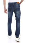 jeans -Casual Dirty Denim Jeans Pant Jeans Blue