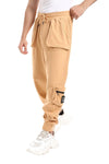 Elastic Waist With Drawstring With Sweatpants - Black