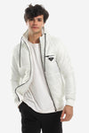 Ribbed Cuffs & Hem Quilted Hooded Bomber Jacket