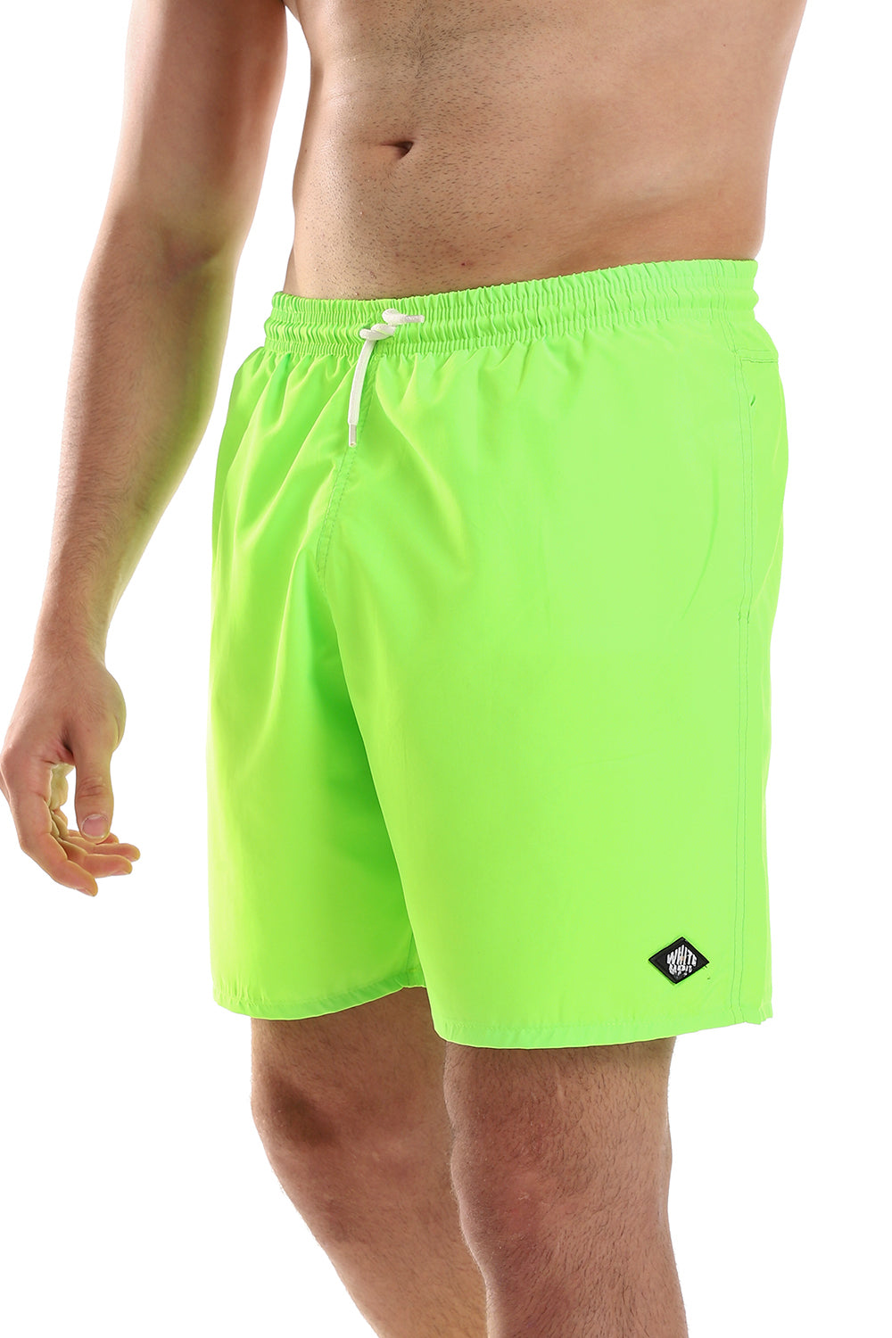 Side Pockets Plain Swim Shorts phosphoric