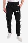 Thigh To Knee Printed "Whte Rabbit" Sweatpants