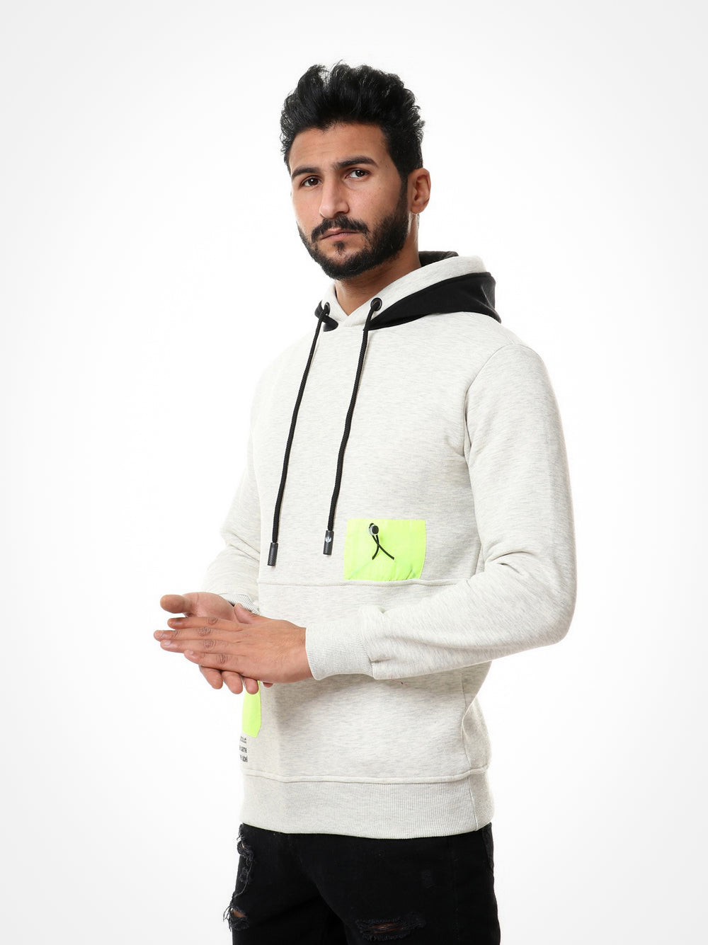 Hooded Hoodie With Small Pocket