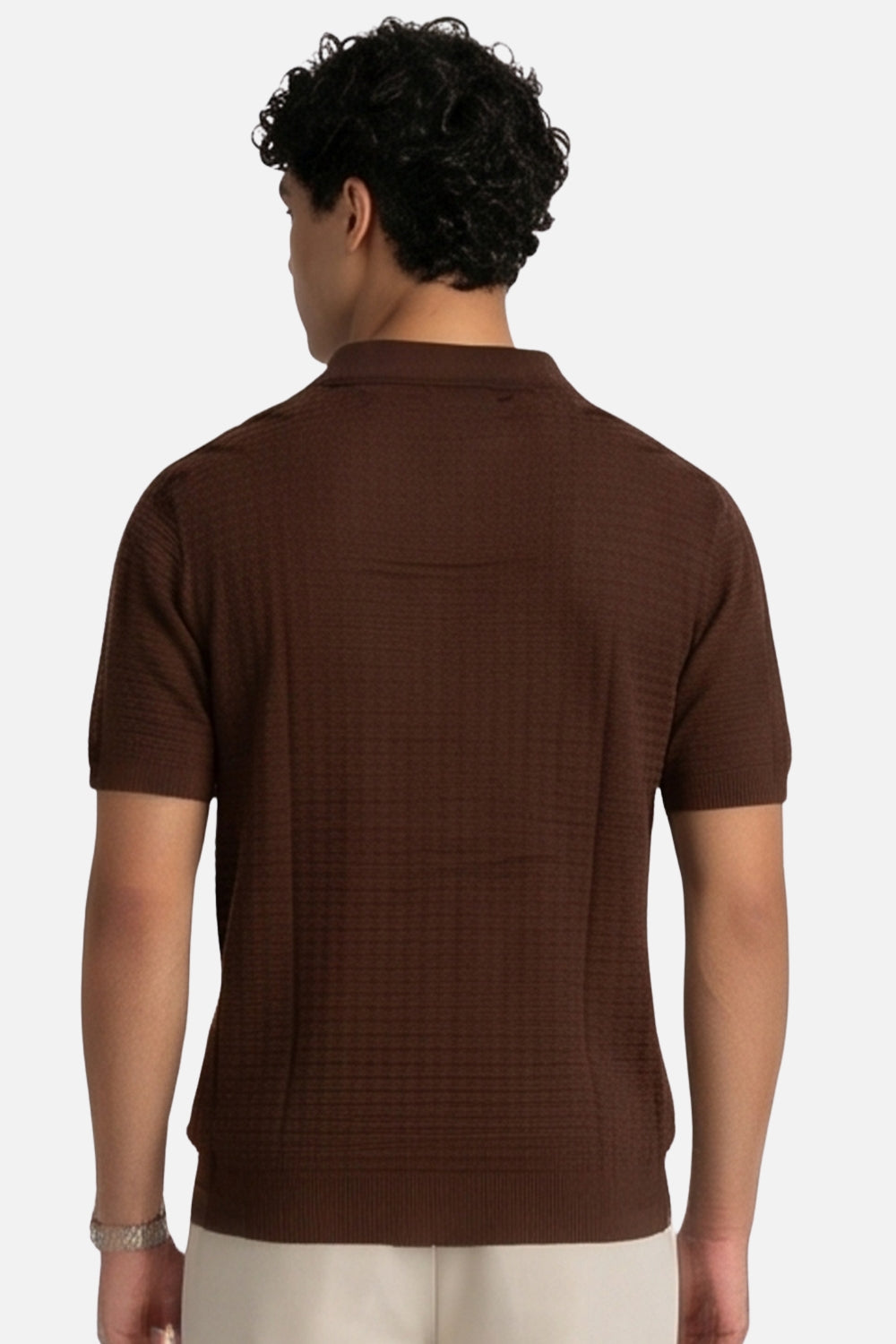 The Desert Sand Johnny Collar Polo