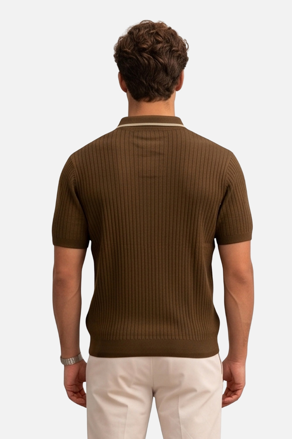 The Classic Cable-Knit Resort Polo