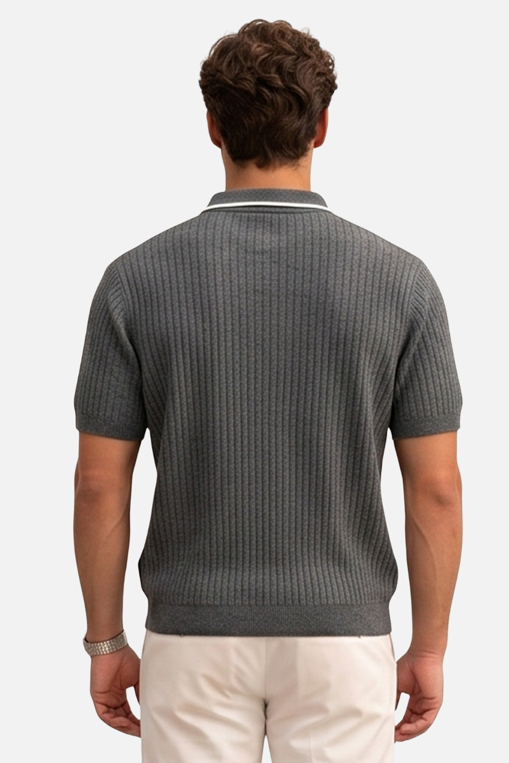 The Classic Cable-Knit Resort Polo