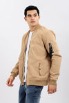 Zipper Band Neck Waterproof Jacket