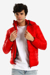 Solid Bomber Men Jacket – Red