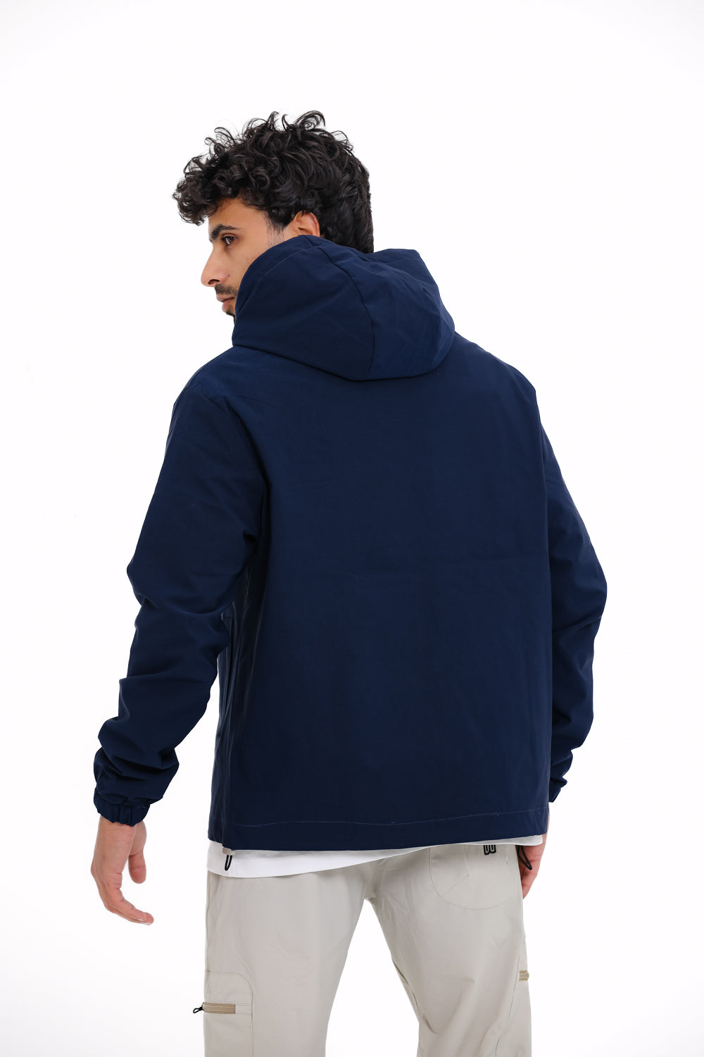 Jacket soft with lining-Navy