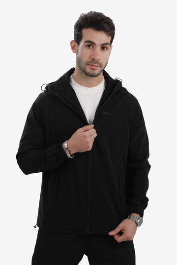 Jacket soft with lining-Black