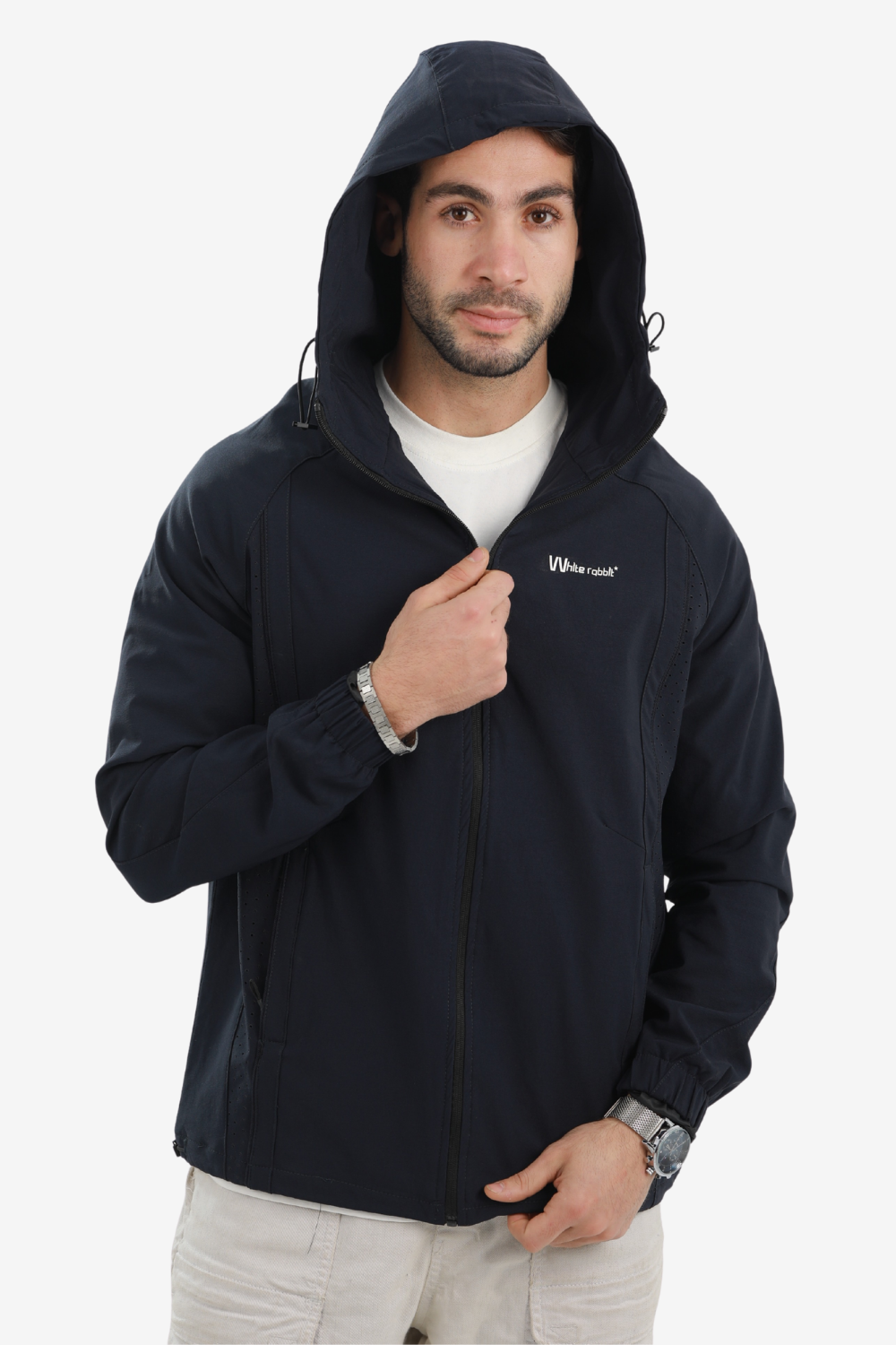 Jacket soft with lining-Navy