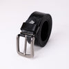 Plain Buckled Leather Belt - Brown