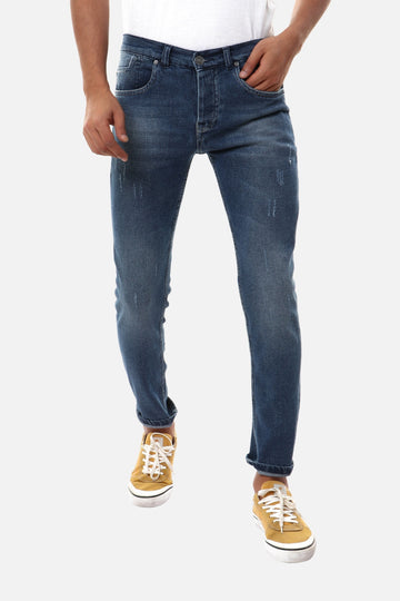 Front Scratch Wah Out Casual Jeans - Standard Blue