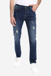 jeans -Casual Dirty Denim Jeans Pant Jeans Blue