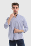 Accent Plain Buttoned Down Long Sleeves Shirt