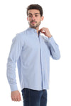 Modish Mandarin Collar Button Down Shirt