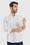 Modish Mandarin Collar Button Down Shirt