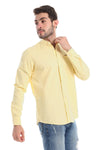 Modish Mandarin Collar Button Down Shirt