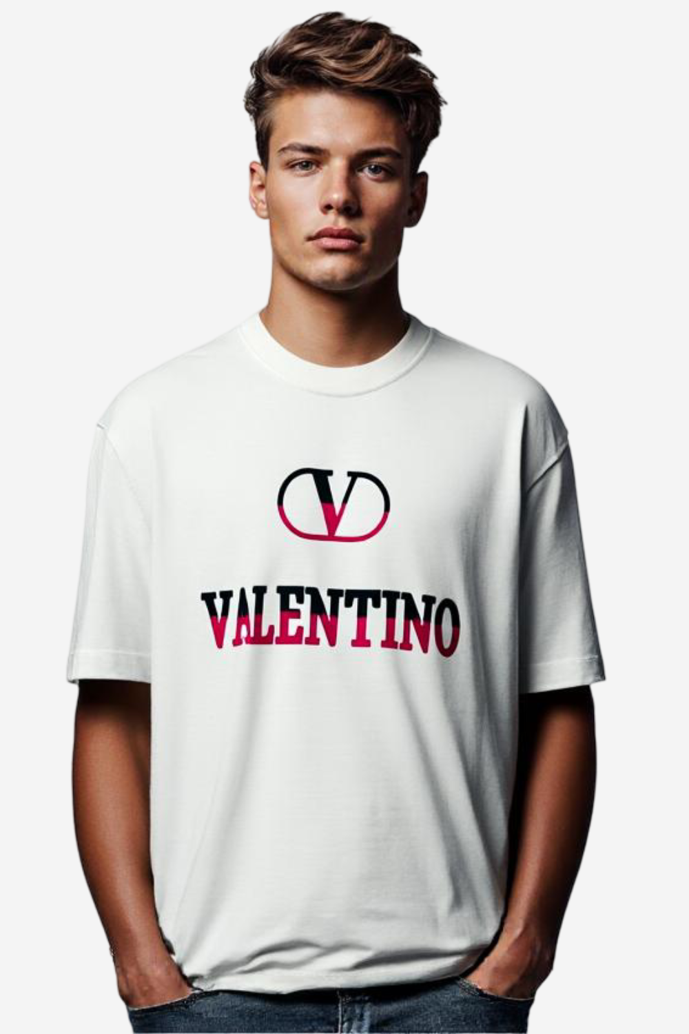 Comfy Printed White T-Shirt