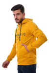 Printed "Dynamic Wear" Pique Mustard Hoodie