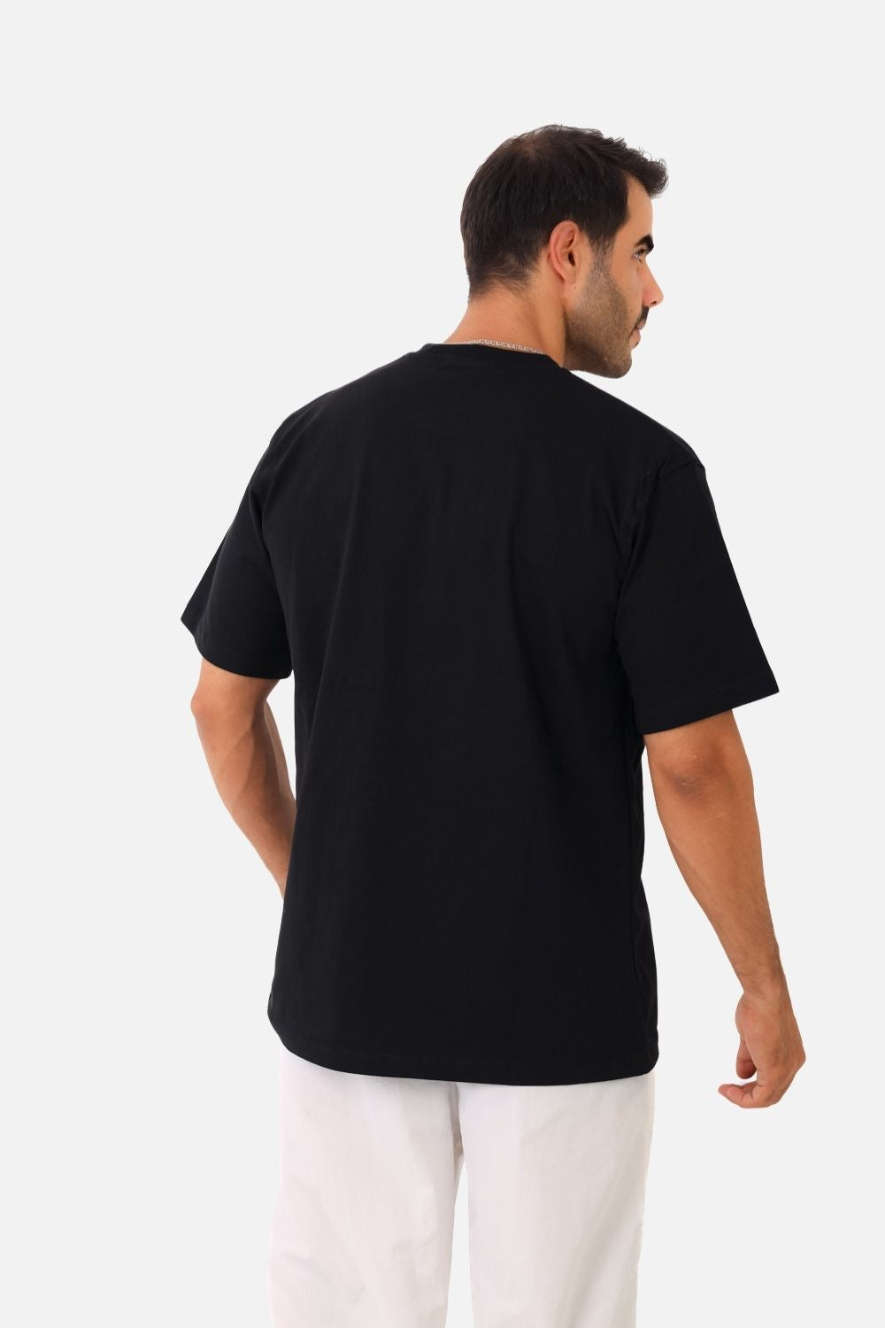 Comfy Round Neck T-shirt - Black