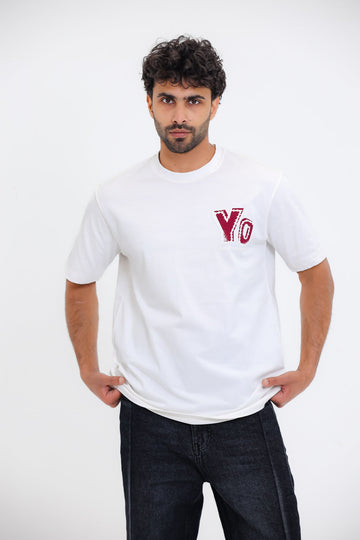 Comfy Round Neck T-shirt - White