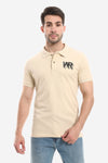 Plain Comfy Buff Beige Polo Shirt