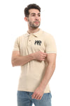 Plain Comfy Buff Beige Polo Shirt