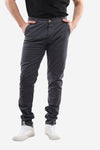 Slash Pockets Regular Fit Plain Gabardine Pants