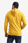 Ribbed Comfy Zip Through Hoodie