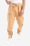 Elastic Waist With Drawstring With Sweatpants - Black