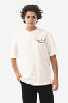 Shark Vibes White Printed T-Shirt