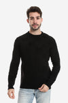 Knitted Pullover With *Ribbed Hem – Grey_White